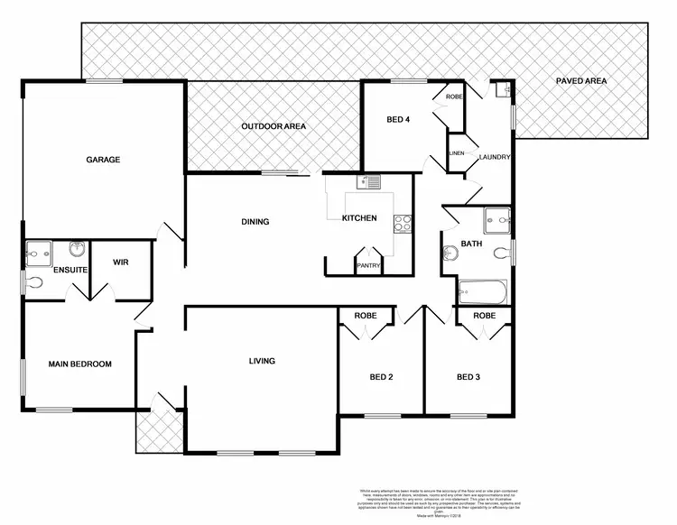Floorplan of Homely house listing, 2 Triller Street, Aberglasslyn NSW 2320