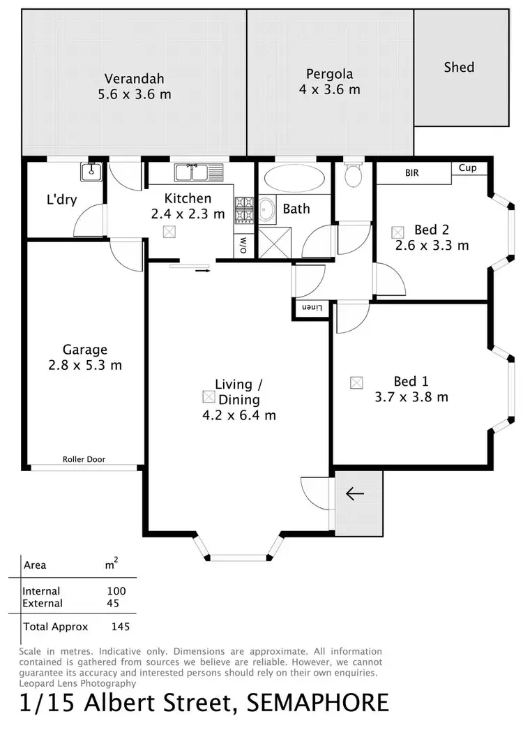 Floorplan of Homely house listing, 1/15 Albert Street, Semaphore SA 5019
