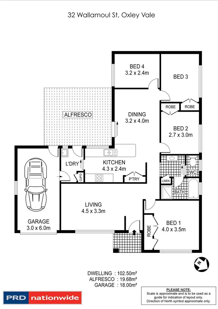 Floorplan of Homely house listing, 32 Wallamoul Street, Tamworth NSW 2340