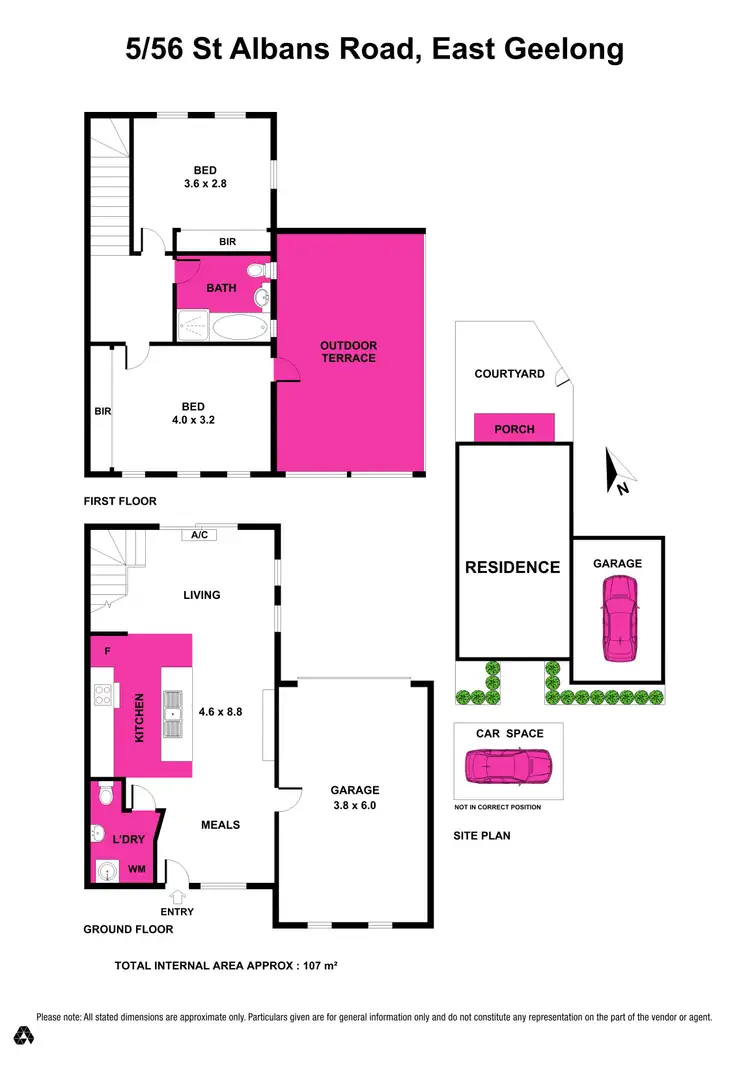 Floorplan of Homely unit listing, 5/56 St Albans Road, East Geelong VIC 3219