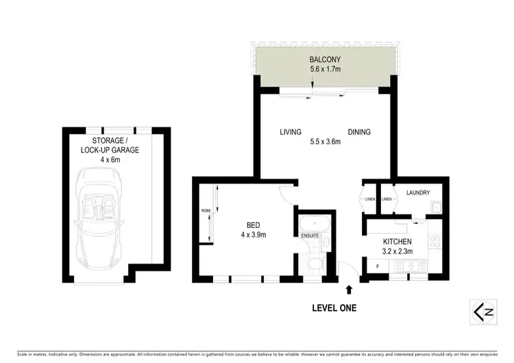 Floorplan of Homely apartment listing, 6/12-14 Wilga Street, Bondi Beach NSW 2026