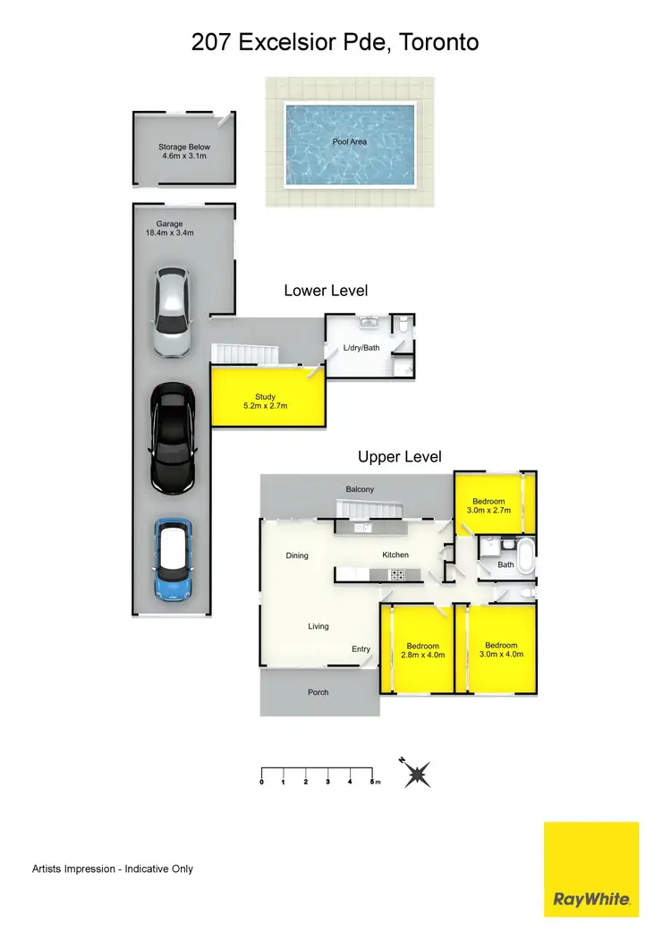 Floorplan of Homely house listing, 207 Excelsior Parade, Toronto NSW 2283