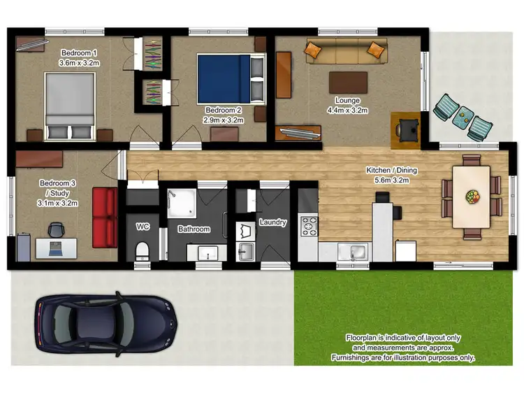 Floorplan of Homely house listing, 39 Crouchs Hill Road, Lucaston TAS 7109