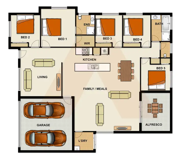 Floorplan of Homely house listing, 16 Highland Place, Forest Lake QLD 4078