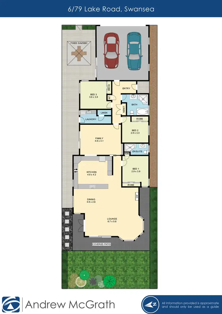 Floorplan of Homely house listing, 6/79 Lake Road, Swansea NSW 2281