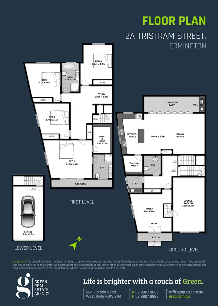 Floorplan of Homely house listing, 2A Tristram Street, Ermington NSW 2115