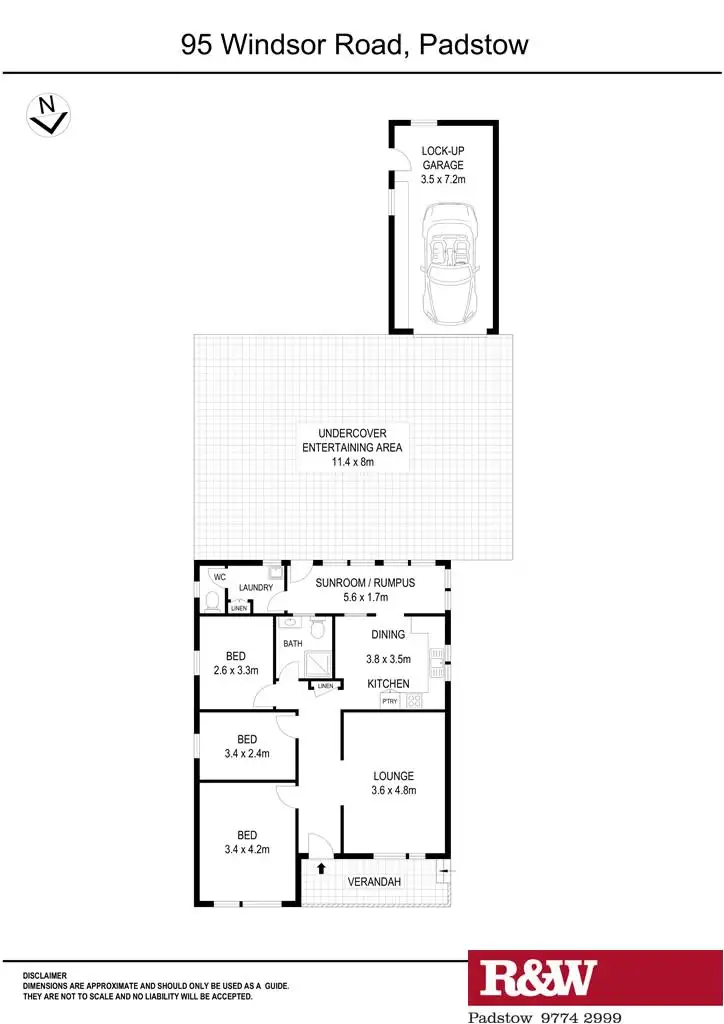 Floorplan of Homely house listing, 95 Windsor Road, Padstow NSW 2211
