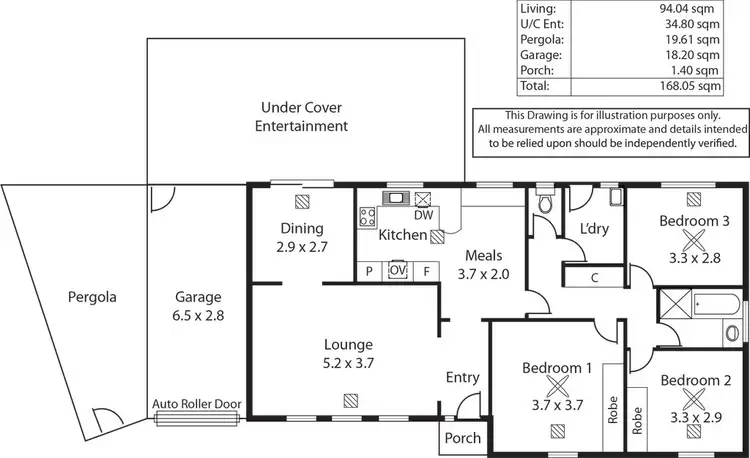 Floorplan of Homely house listing, 10 Poralka Crescent, Hallett Cove SA 5158