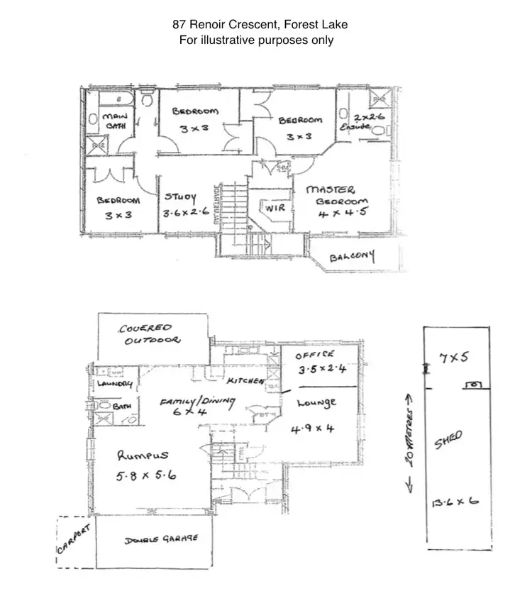 Floorplan of Homely house listing, 87 Renoir Crescent, Forest Lake QLD 4078