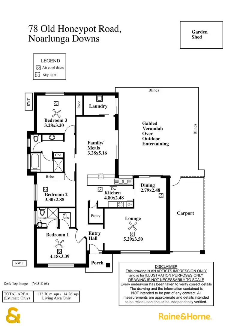 Floorplan of Homely house listing, 78 Old Honeypot Road, Noarlunga Downs SA 5168