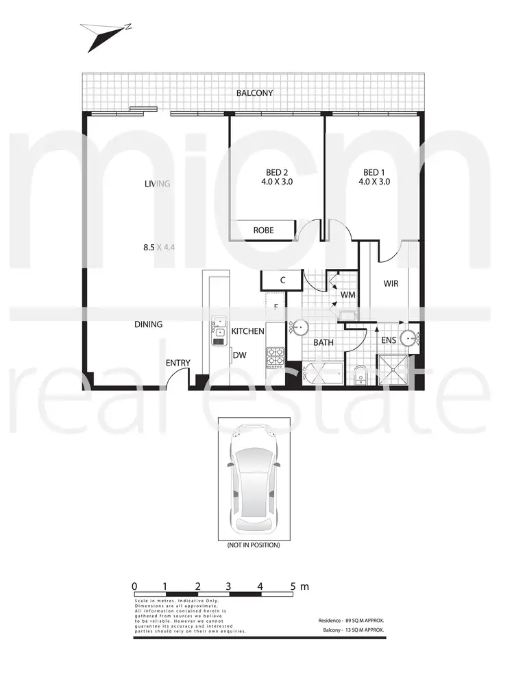 Floorplan of Homely apartment listing, 1909/83 Queensbridge Street, Southbank VIC 3006