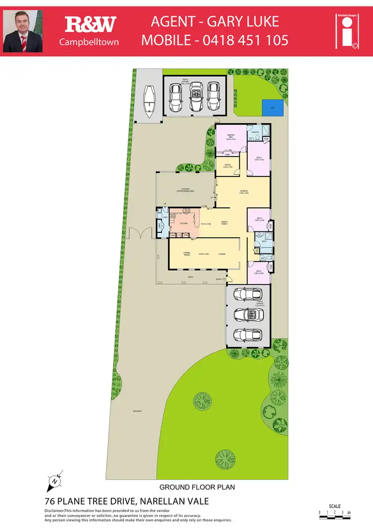 Floorplan of Homely house listing, 76 Plane Tree Drive, Narellan Vale NSW 2567
