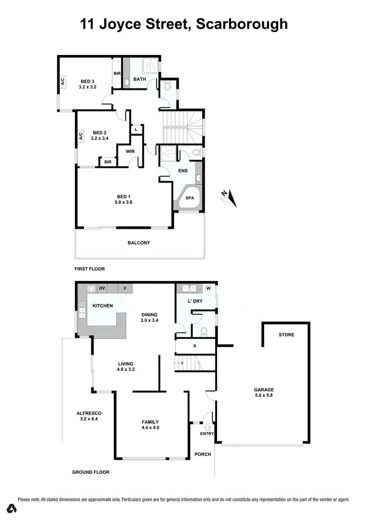 Floorplan of Homely house listing, 11 Joyce Street, Scarborough WA 6019