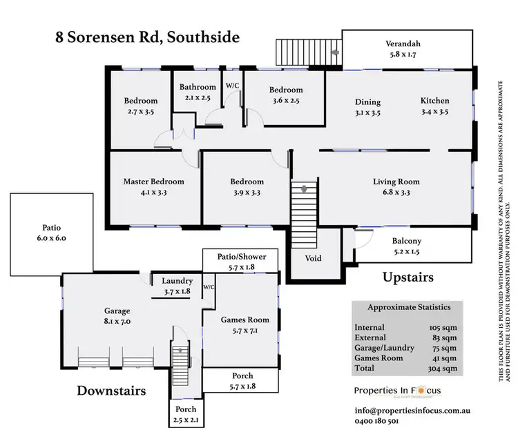 Floorplan of Homely house listing, 8 Sorensen Road, Southside QLD 4570