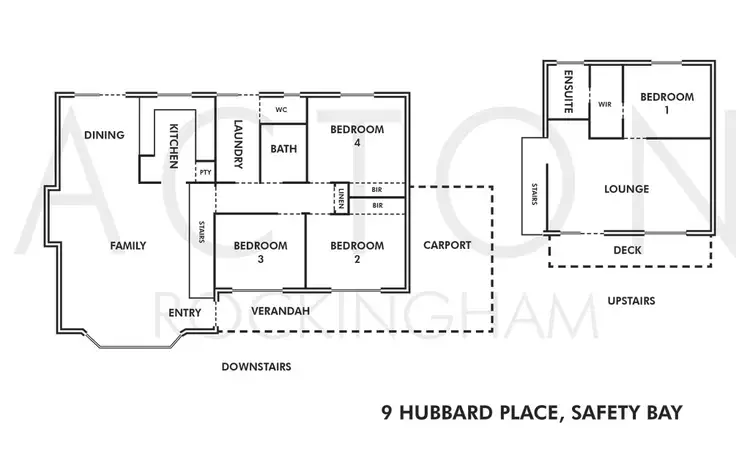 Floorplan of Homely house listing, 9 Hubbard Place, Safety Bay WA 6169