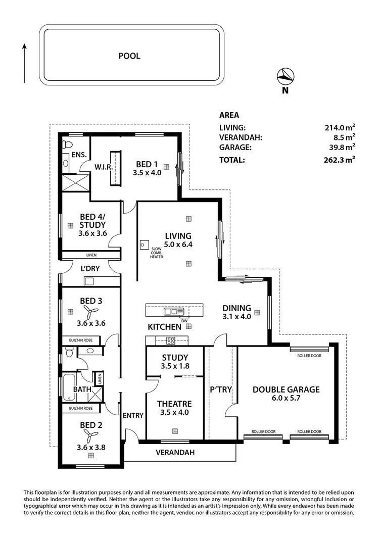Floorplan of Homely house listing, 8 Bateman Street, Strathalbyn SA 5255