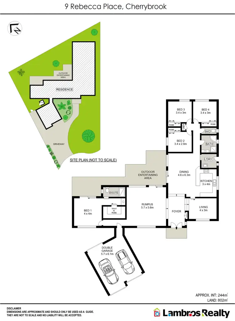 Floorplan of Homely house listing, 9 Rebecca Place, Cherrybrook NSW 2126