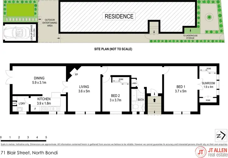 Floorplan of Homely house listing, 71 Blair Street AKA Hastings PDE, North Bondi NSW 2026