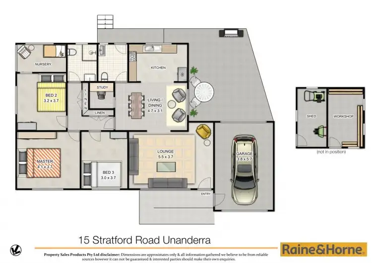 Floorplan of Homely house listing, 15 Stratford Road, Unanderra NSW 2526