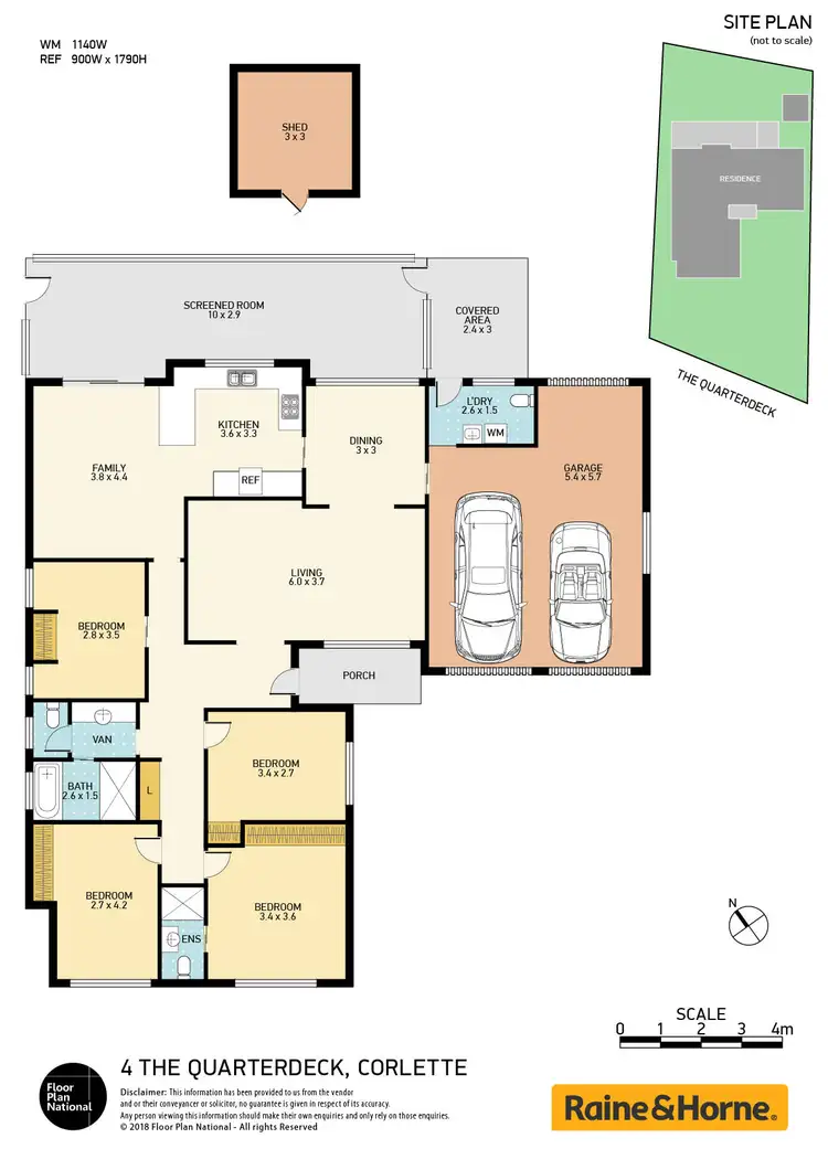 Floorplan of Homely house listing, 4 The Quarterdeck, Corlette NSW 2315