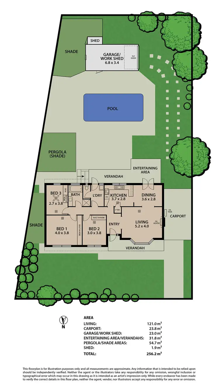 Floorplan of Homely house listing, 37 Clifford Way, Valley View SA 5093