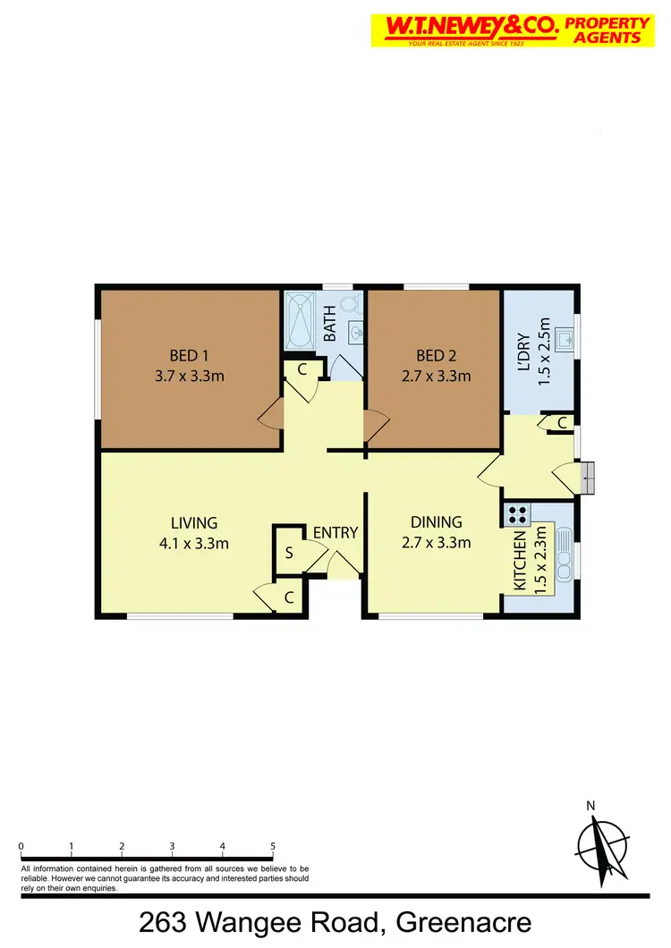 Floorplan of Homely house listing, 263 Wangee Road, Greenacre NSW 2190