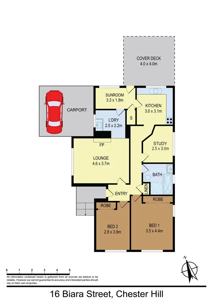 Floorplan of Homely house listing, 16 Biara Street, Chester Hill NSW 2162