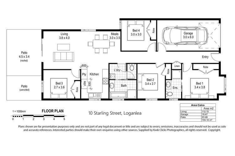 Floorplan of Homely house listing, 10 Starling Street, Loganlea QLD 4131