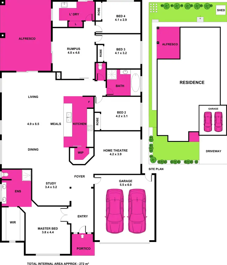 Floorplan of Homely house listing, 59 Treefern Street, Leopold VIC 3224