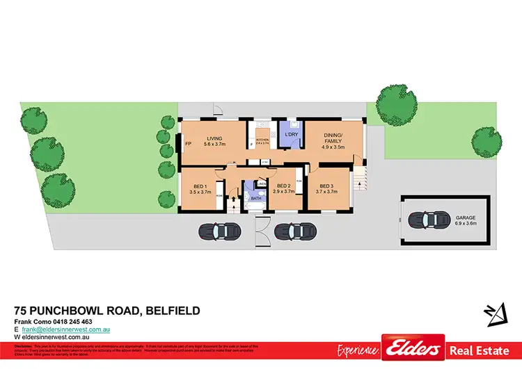 Floorplan of Homely house listing, 75 Punchbowl Road, Belfield NSW 2191
