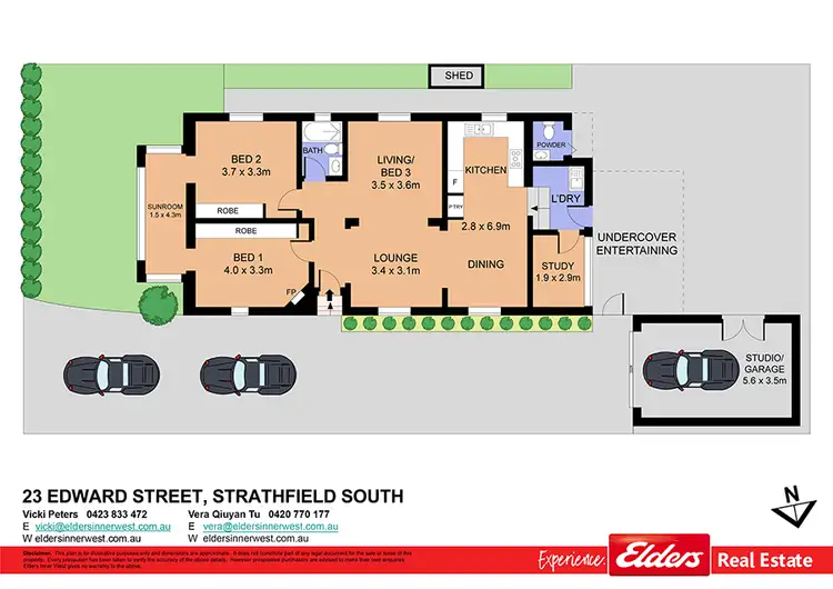 Floorplan of Homely house listing, 23 Edward Street, Strathfield South NSW 2136