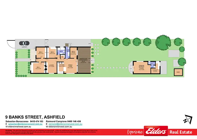 Floorplan of Homely house listing, 9 Banks Street, Ashfield NSW 2131