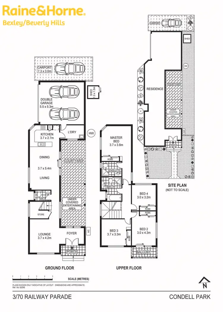 Floorplan of Homely townhouse listing, 3/70 Railway Parade, Condell Park NSW 2200