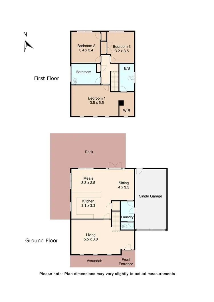 Floorplan of Homely house listing, 18 Collard Street, Newington VIC 3350