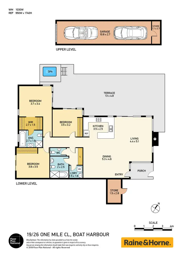 Floorplan of Homely house listing, 19 /26 One Mile Close, Boat Harbour NSW 2316
