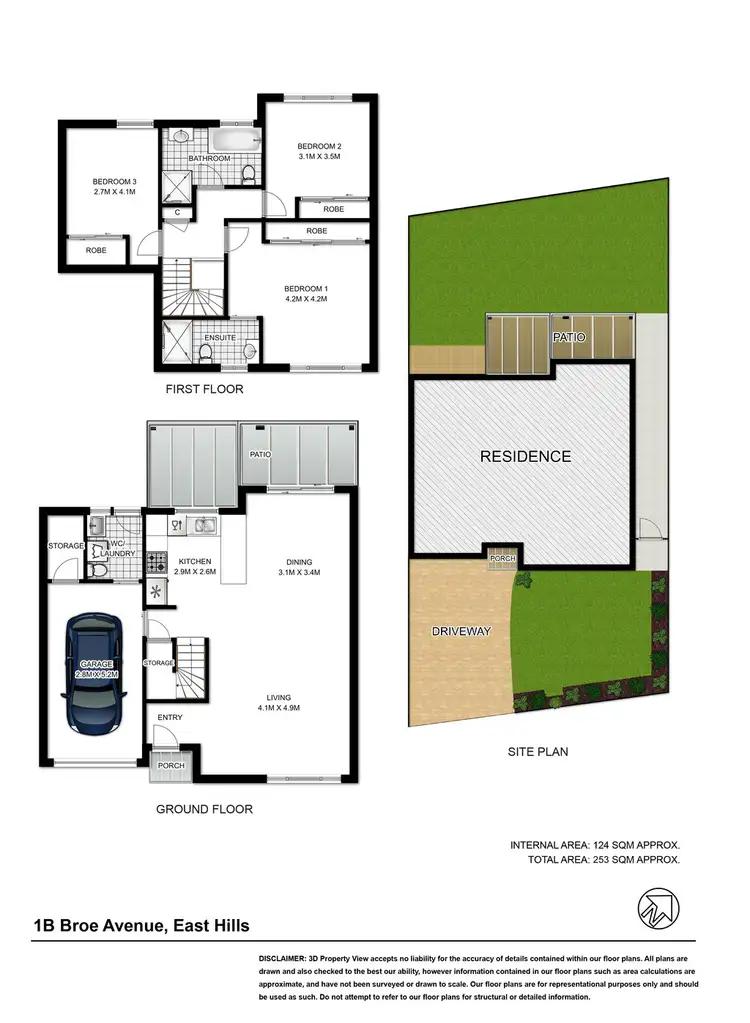 Floorplan of Homely house listing, 1b Broe Avenue, East Hills NSW 2213