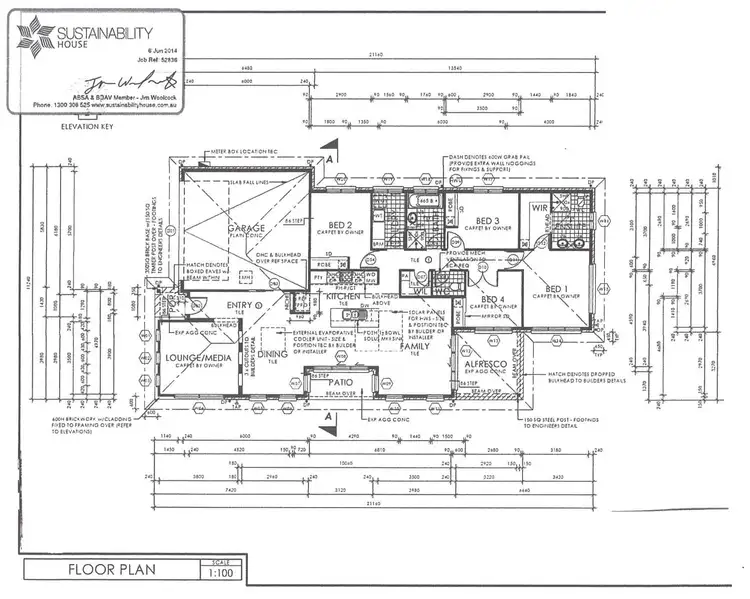 Floorplan of Homely house listing, 5 Borland Circuit, Wodonga VIC 3690