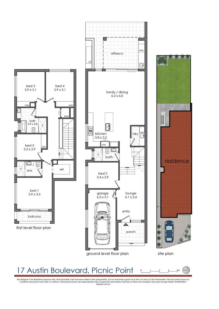Floorplan of Homely house listing, 17 Austin Boulevard, Picnic Point NSW 2213
