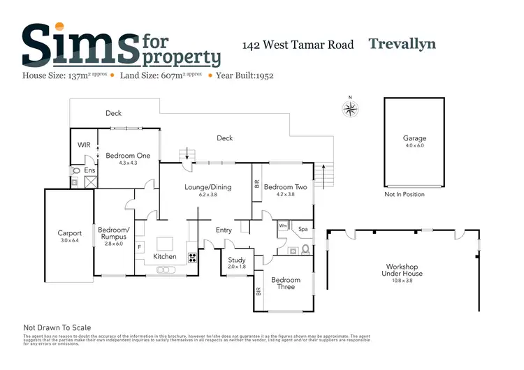 Floorplan of Homely house listing, 142 West Tamar Road, Trevallyn TAS 7250