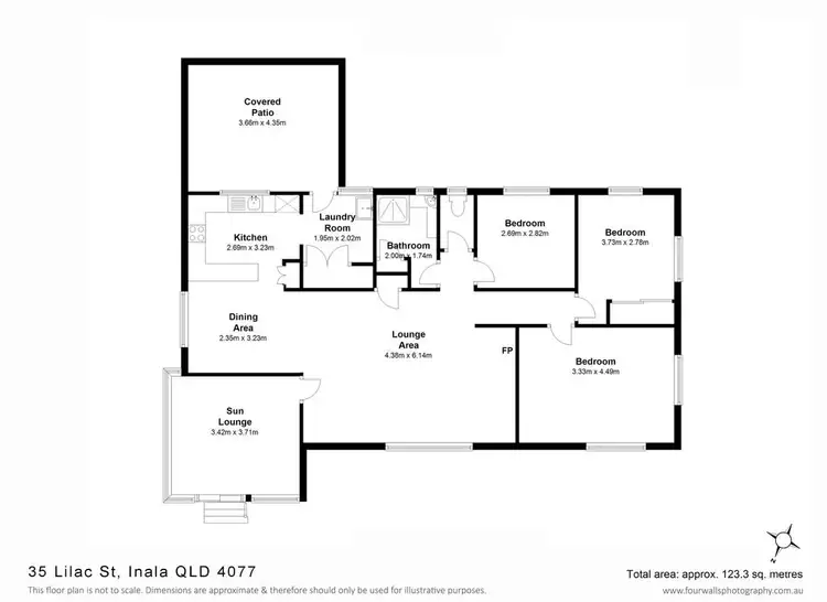Floorplan of Homely house listing, 35 Lilac Street, Inala QLD 4077
