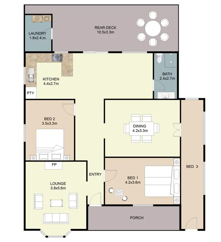 Floorplan of Homely house listing, 44 Horatio Street, Mudgee NSW 2850