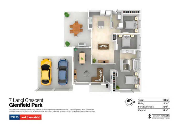 Floorplan of Homely house listing, 7 Langi Crescent, Glenfield Park NSW 2650
