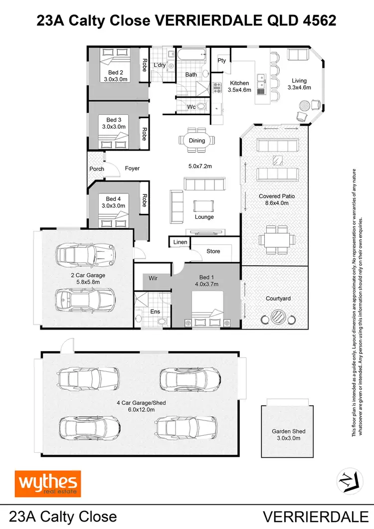 Floorplan of Homely house listing, 23a Calty Close, Verrierdale QLD 4562
