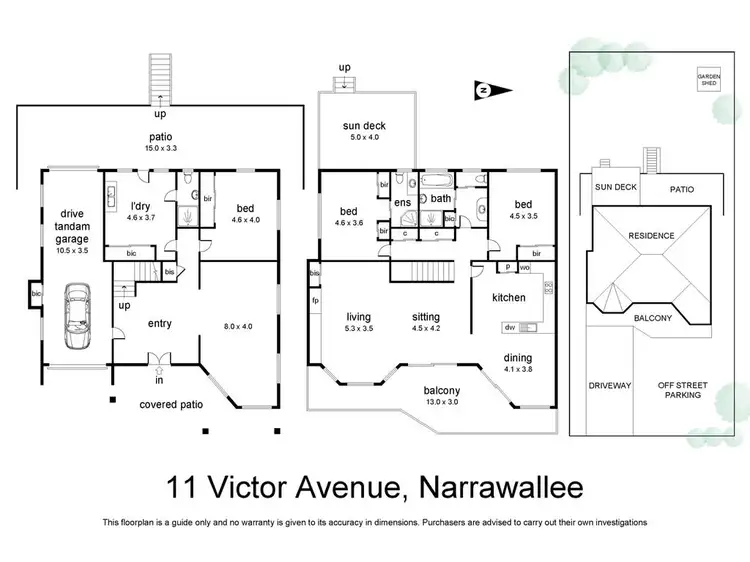 Floorplan of Homely house listing, 11 Victor Avenue, Narrawallee NSW 2539