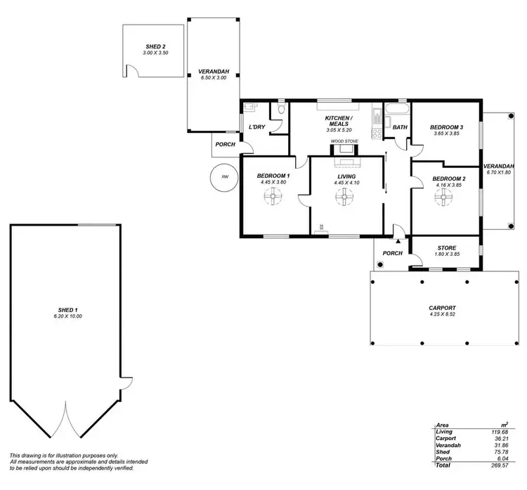 Floorplan of Homely house listing, 161 Railway Terrace, Tailem Bend SA 5260