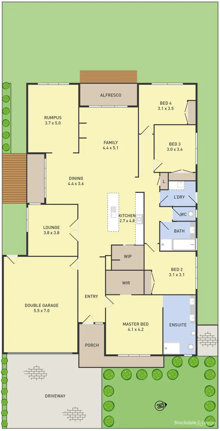 Floorplan of Homely house listing, 29 Scarlet Drive, Greenvale VIC 3059
