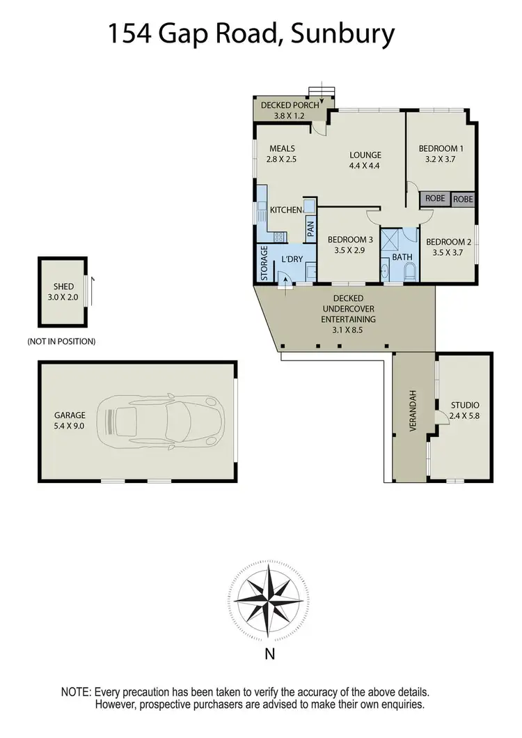Floorplan of Homely house listing, 154 Gap Road, Sunbury VIC 3429
