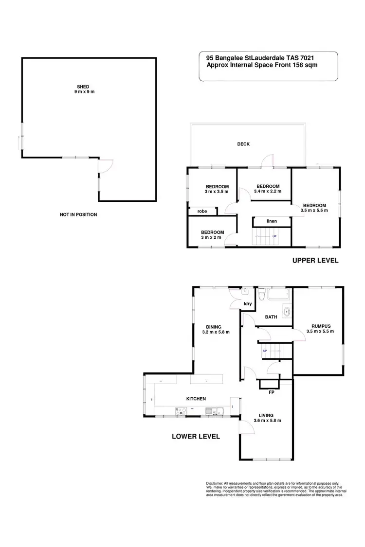 Floorplan of Homely house listing, 95 Bangalee Street, Lauderdale TAS 7021