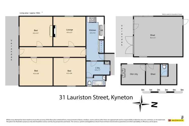 Floorplan of Homely house listing, 31 Lauriston Street, Kyneton VIC 3444