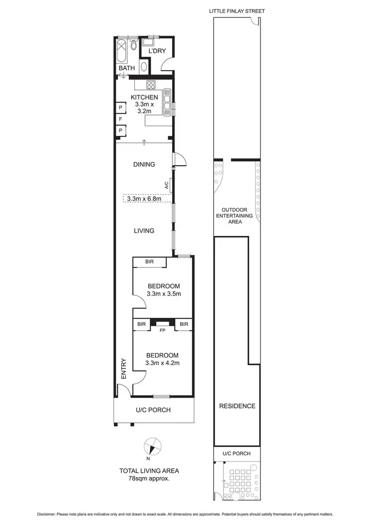 Floorplan of Homely house listing, 47 Finlay Street, Albert Park VIC 3206